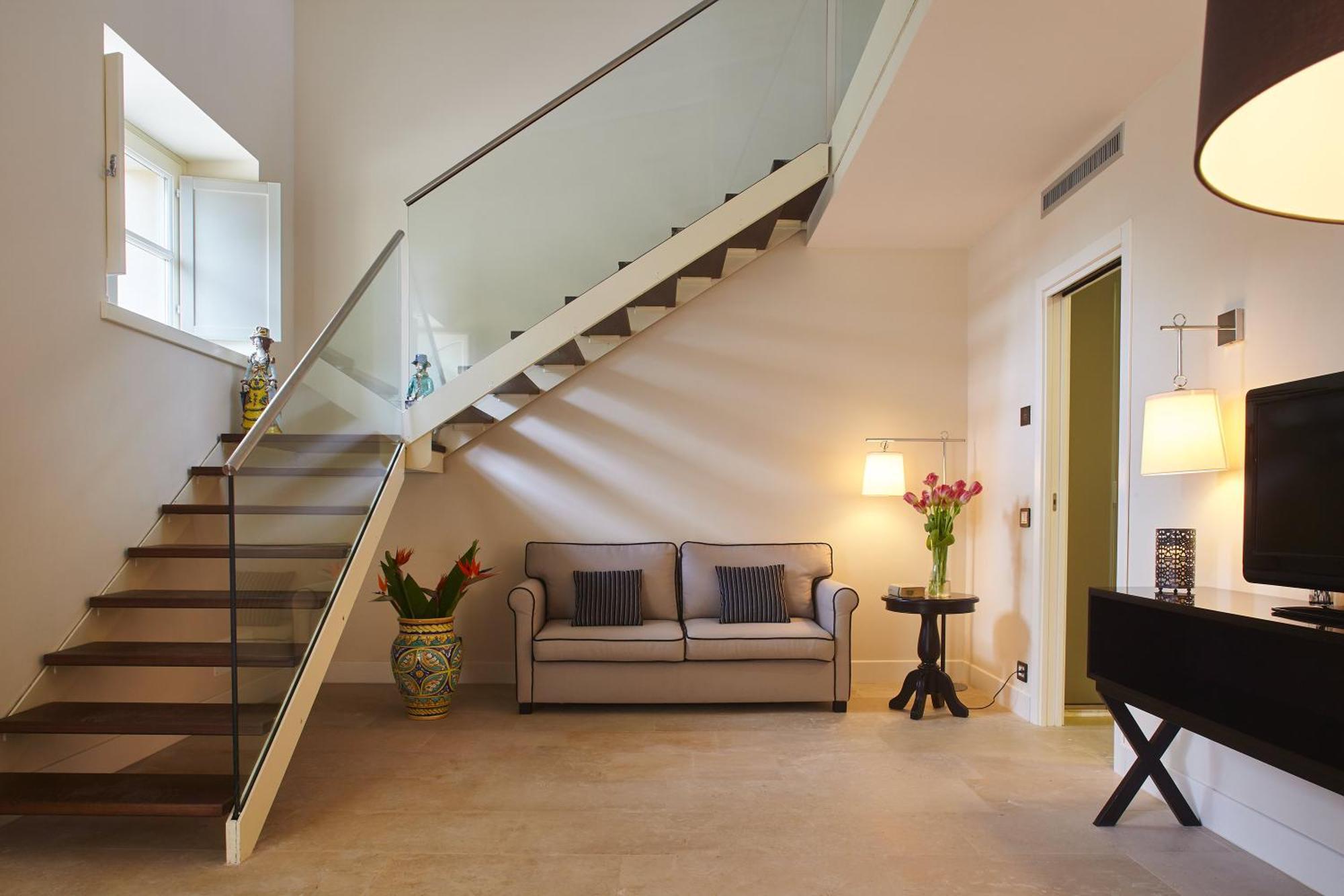 Borgo Di Luce I Monasteri Golf Resort & Spa Syracuse Exterior foto A modern staircase